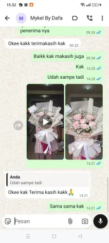Testimonial Buket Bunga loa bakung