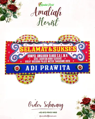 Karangan Bunga Ucapan Selamat loa bakung